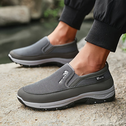 Mocasines Cómodos Antideslizantes para Hombre | Zapatos Casuales Transpirables de Color Sólido Tejidos a Mano, Suela Gruesa Ligera para Actividades al Aire Libre en Todas las Estaciones y Comodidad Diaria