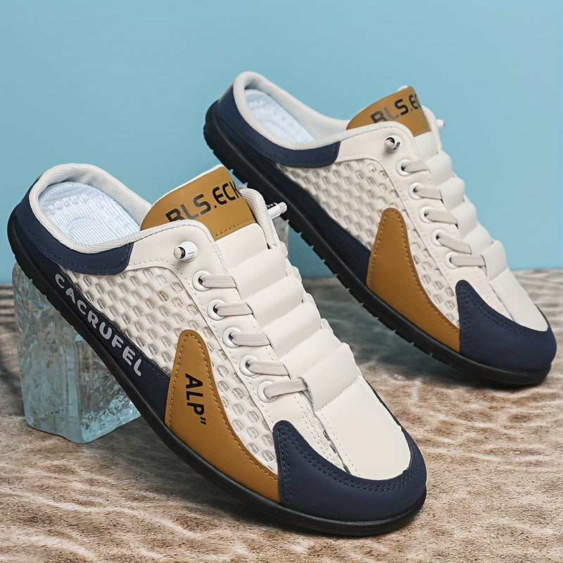 Zapatillas de hombre casual de deslizamiento - Transpirable, Antideslizante, Moda Redonda-Punta de loafers con marca "ALP" y "CACRUFEI", Perfecto para caminar al aire libre, camping y ropa casual, Calzado casual | Loafers elegantes | Zapatillas de desliza