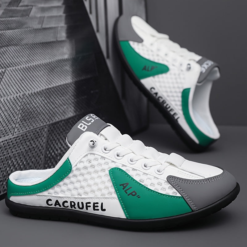 Zapatillas de hombre casual de deslizamiento - Transpirable, Antideslizante, Moda Redonda-Punta de loafers con marca "ALP" y "CACRUFEI", Perfecto para caminar al aire libre, camping y ropa casual, Calzado casual | Loafers elegantes | Zapatillas de desliza