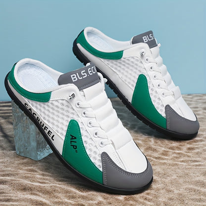 Zapatillas de hombre casual de deslizamiento - Transpirable, Antideslizante, Moda Redonda-Punta de loafers con marca "ALP" y "CACRUFEI", Perfecto para caminar al aire libre, camping y ropa casual, Calzado casual | Loafers elegantes | Zapatillas de desliza