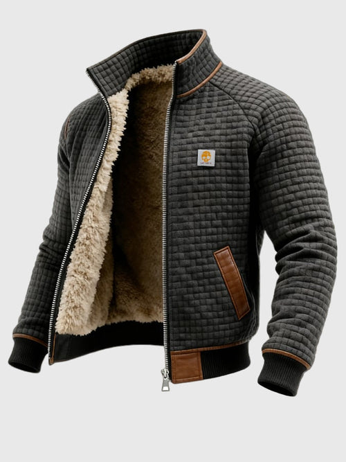 KODIAK™ | CAMPERÓN ACOLCHADO DE ALTO AISLAMIENTO CON TERMINACIONES DE CUERO