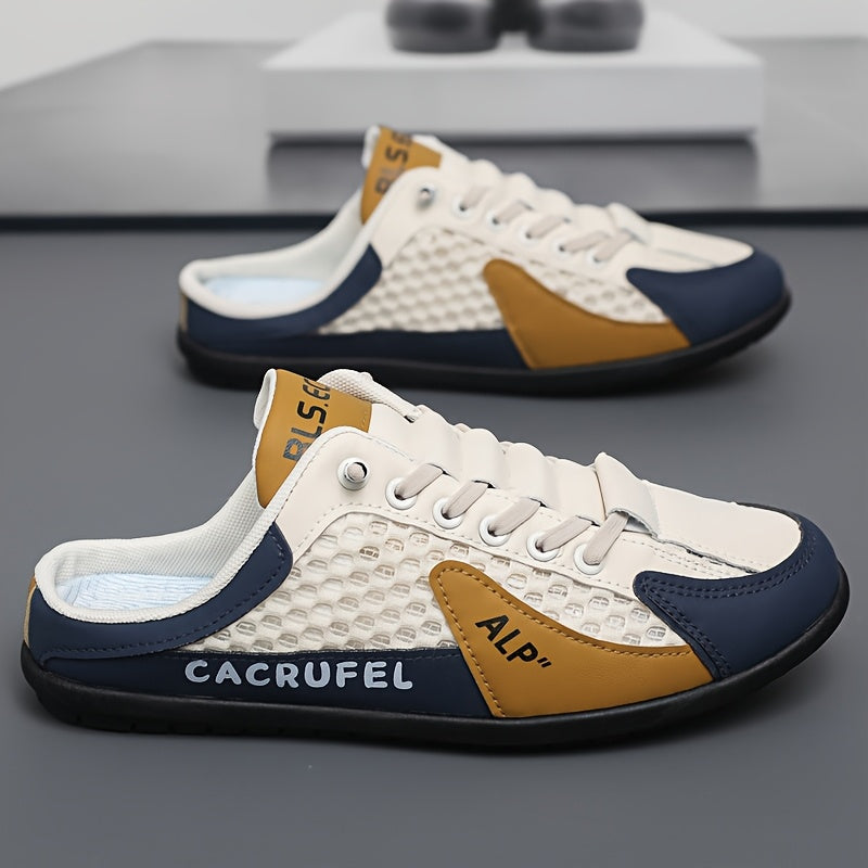 Zapatillas de hombre casual de deslizamiento - Transpirable, Antideslizante, Moda Redonda-Punta de loafers con marca "ALP" y "CACRUFEI", Perfecto para caminar al aire libre, camping y ropa casual, Calzado casual | Loafers elegantes | Zapatillas de desliza