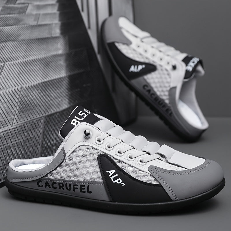 Zapatillas de hombre casual de deslizamiento - Transpirable, Antideslizante, Moda Redonda-Punta de loafers con marca "ALP" y "CACRUFEI", Perfecto para caminar al aire libre, camping y ropa casual, Calzado casual | Loafers elegantes | Zapatillas de desliza