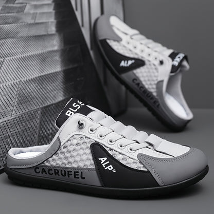 Zapatillas de hombre casual de deslizamiento - Transpirable, Antideslizante, Moda Redonda-Punta de loafers con marca "ALP" y "CACRUFEI", Perfecto para caminar al aire libre, camping y ropa casual, Calzado casual | Loafers elegantes | Zapatillas de desliza